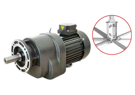 工业风扇减速电机1.5kW工业大风扇专用减速电机